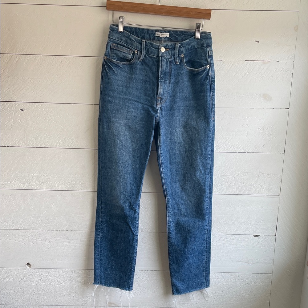 Good American Straight Ankle Jeans